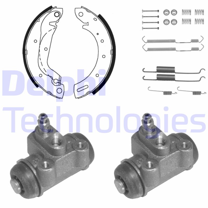 Remschoen set Delphi Diesel KP974