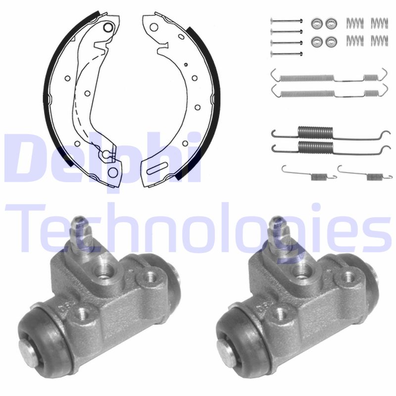 Remschoen set Delphi Diesel KP976