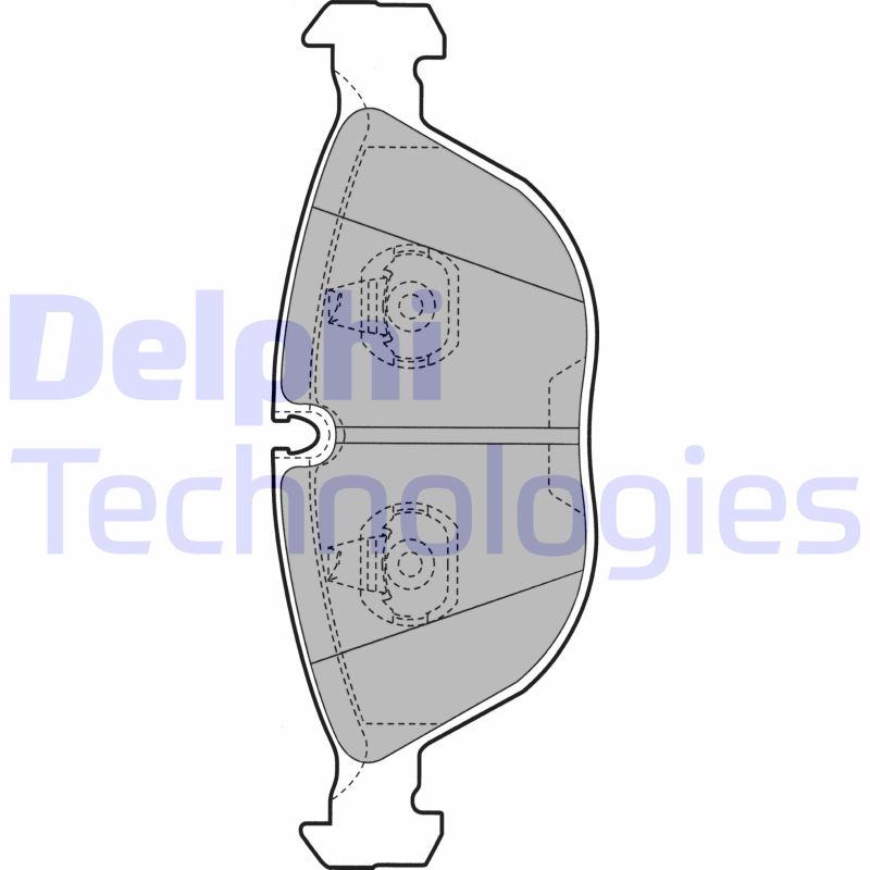 Remblokset Delphi Diesel LP1002