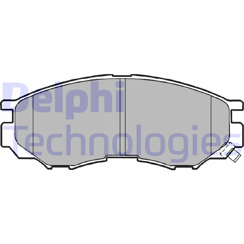 Remblokset Delphi Diesel LP1010