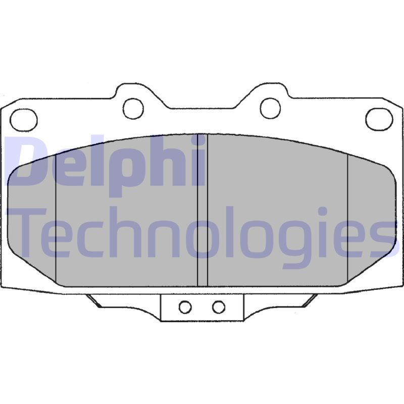 Remblokset Delphi Diesel LP1020