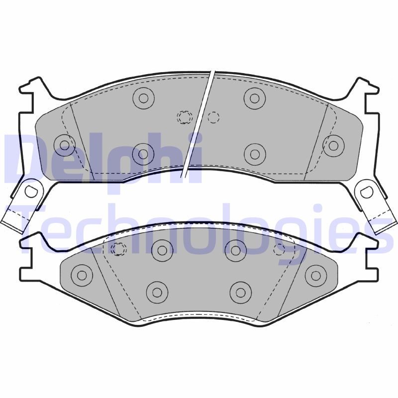 Remblokset Delphi Diesel LP1021