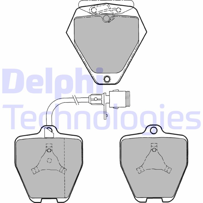 Remblokset Delphi Diesel LP1024