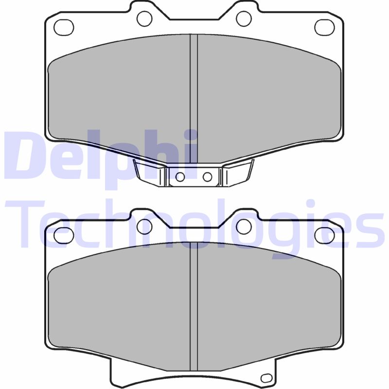 Remblokset Delphi Diesel LP1070
