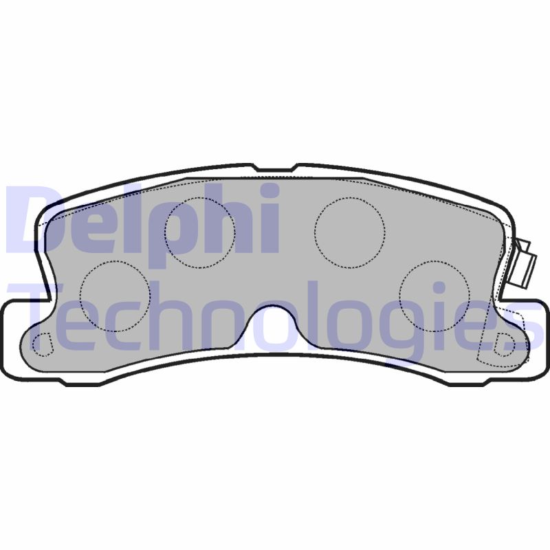 Remblokset Delphi Diesel LP1071