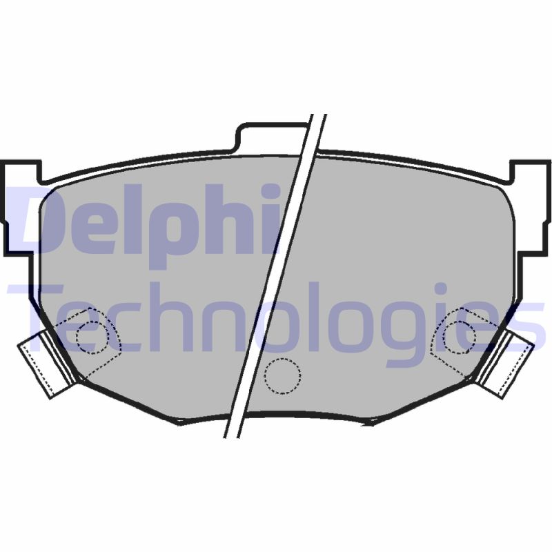 Remblokset Delphi Diesel LP1073