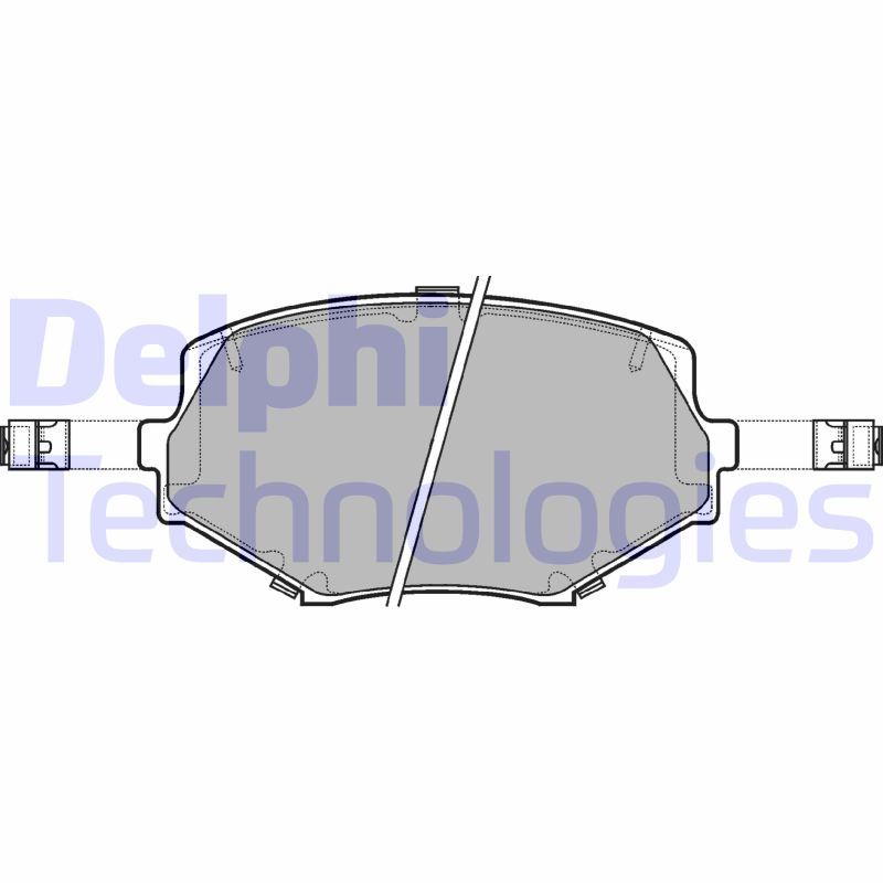 Remblokset Delphi Diesel LP1074