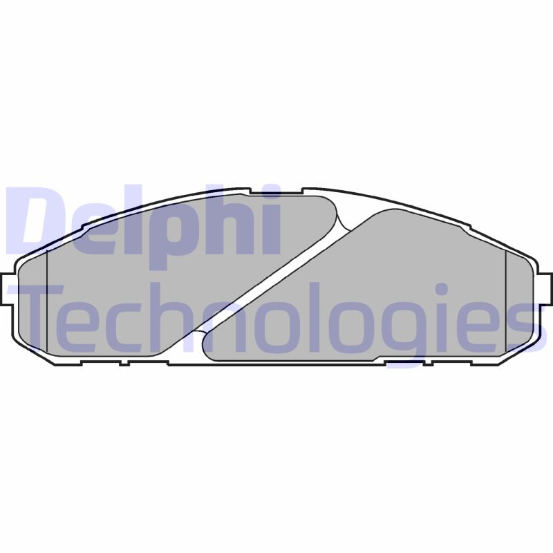 Remblokset Delphi Diesel LP1075