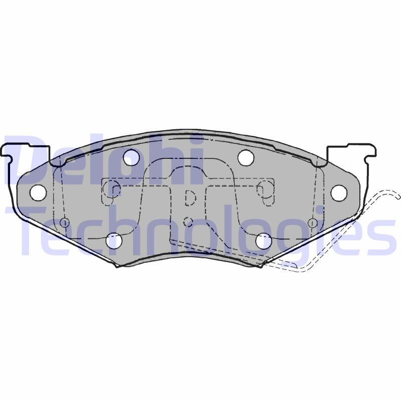 Remblokset Delphi Diesel LP1157