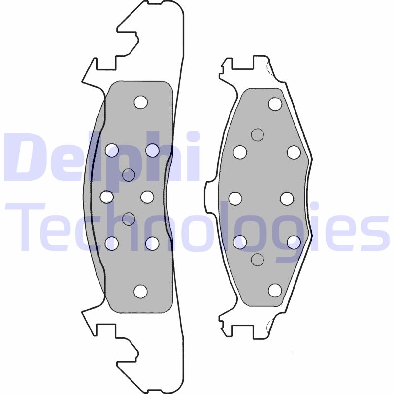 Remblokset Delphi Diesel LP1163