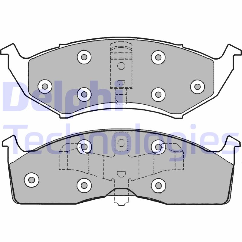 Remblokset Delphi Diesel LP1166