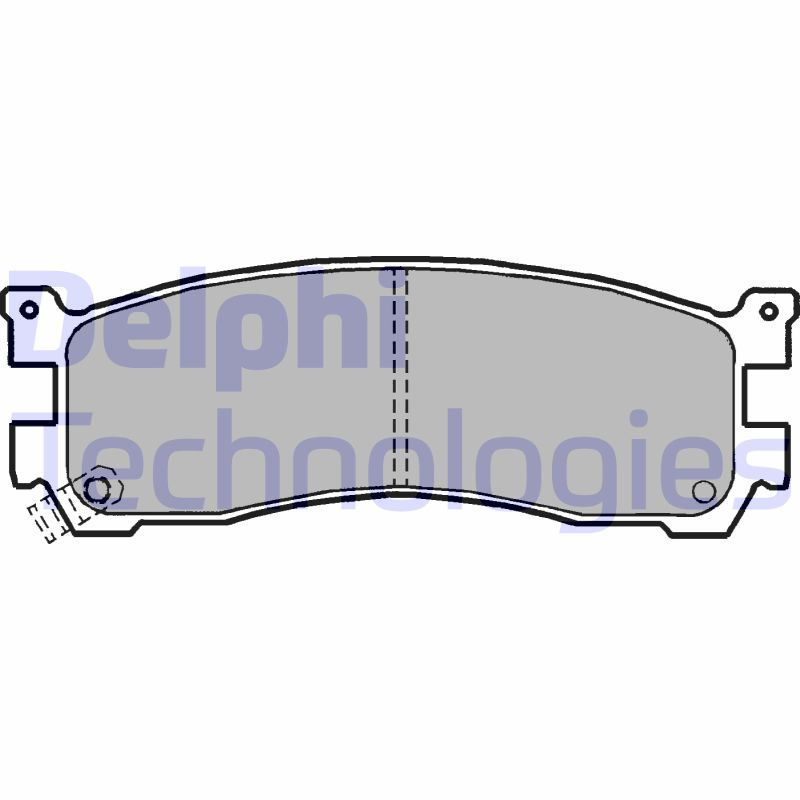 Remblokset Delphi Diesel LP1189