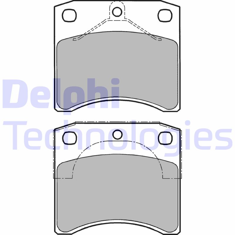 Remblokset Delphi Diesel LP1206