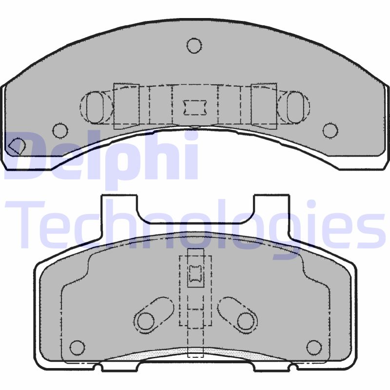 Remblokset Delphi Diesel LP1216