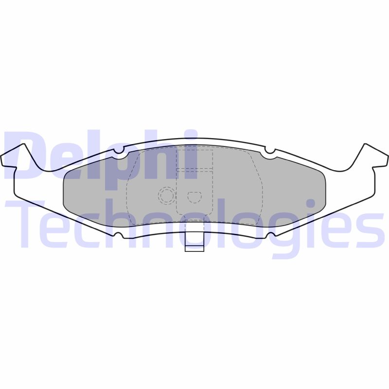 Remblokset Delphi Diesel LP1225