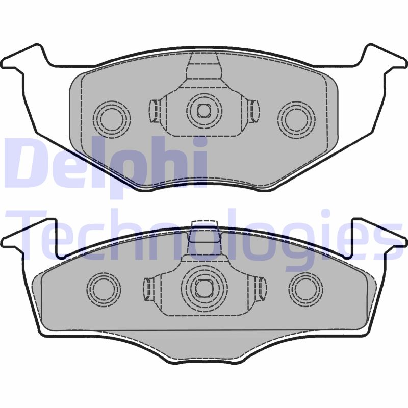 Remblokset Delphi Diesel LP1249