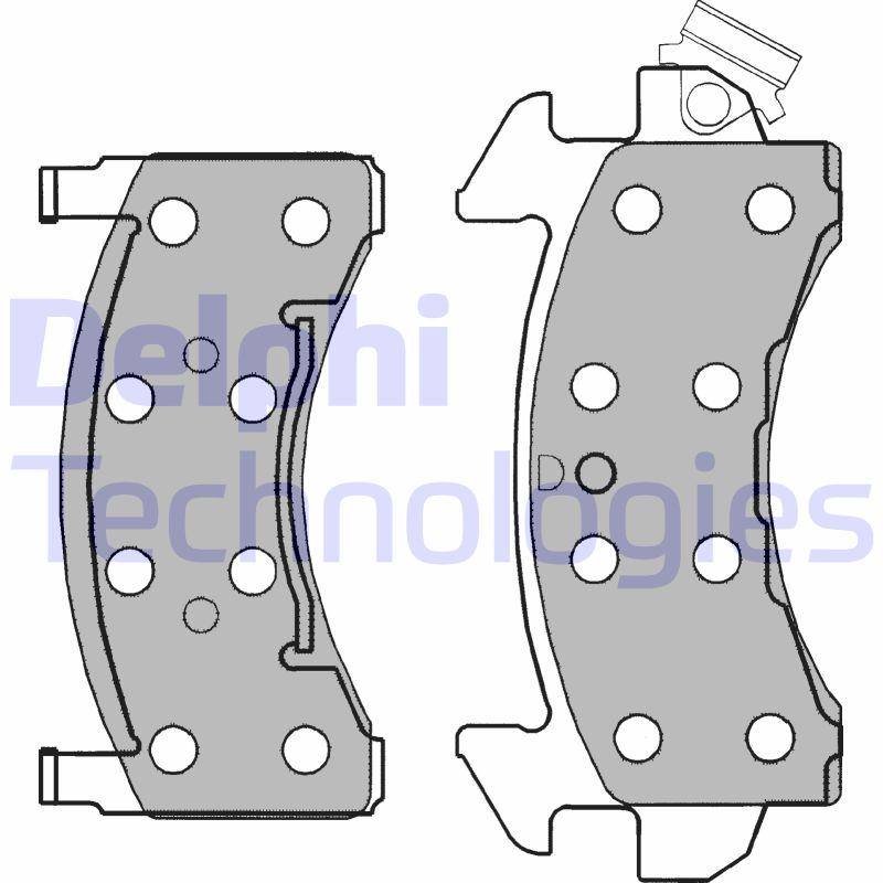 Remblokset Delphi Diesel LP1258