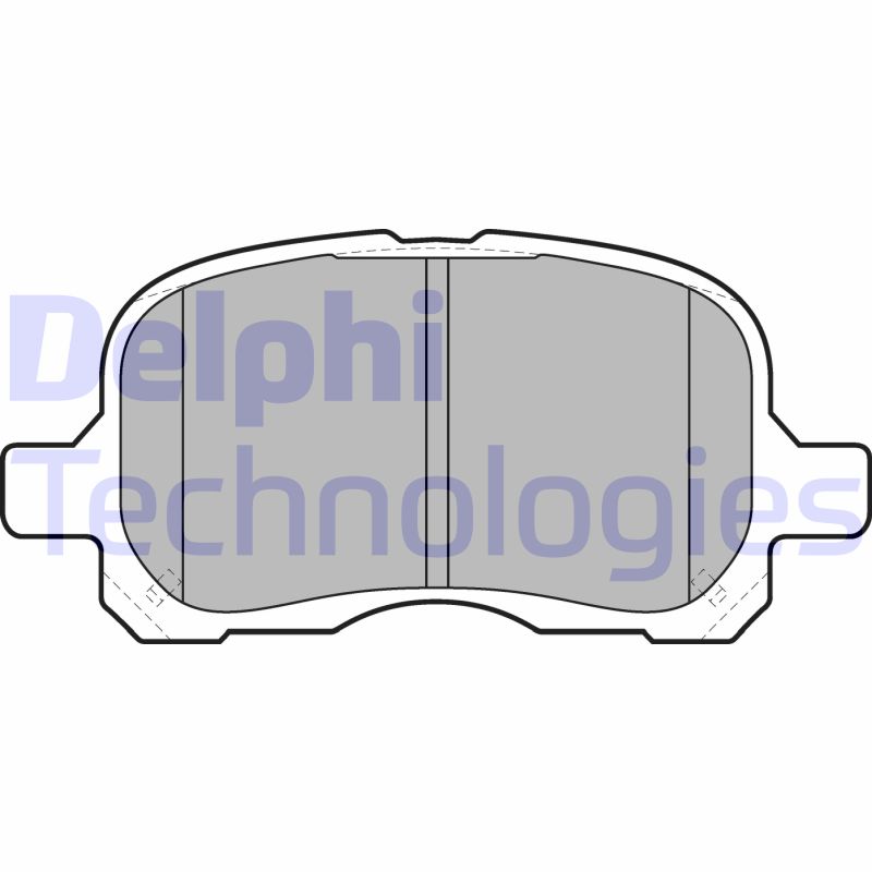 Remblokset Delphi Diesel LP1302