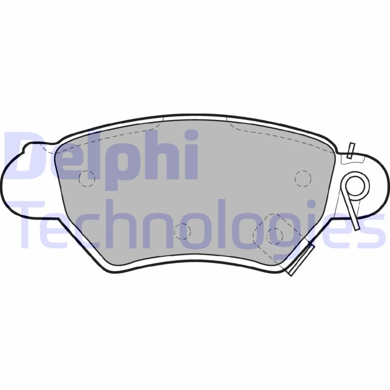 Remblokset Delphi Diesel LP1307