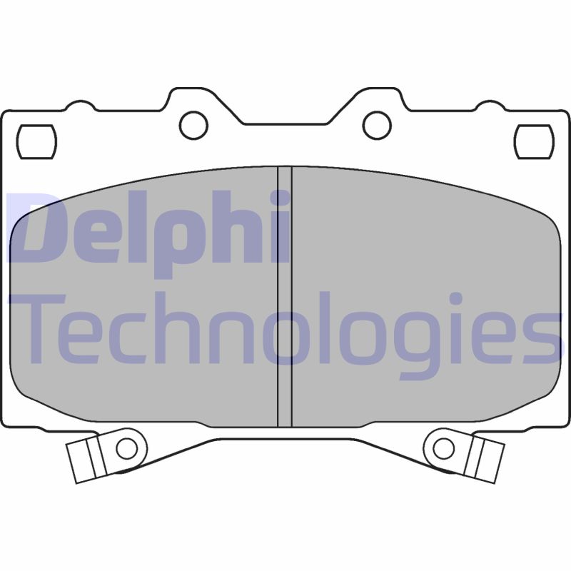 Remblokset Delphi Diesel LP1308