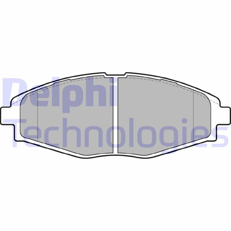 Remblokset Delphi Diesel LP1390