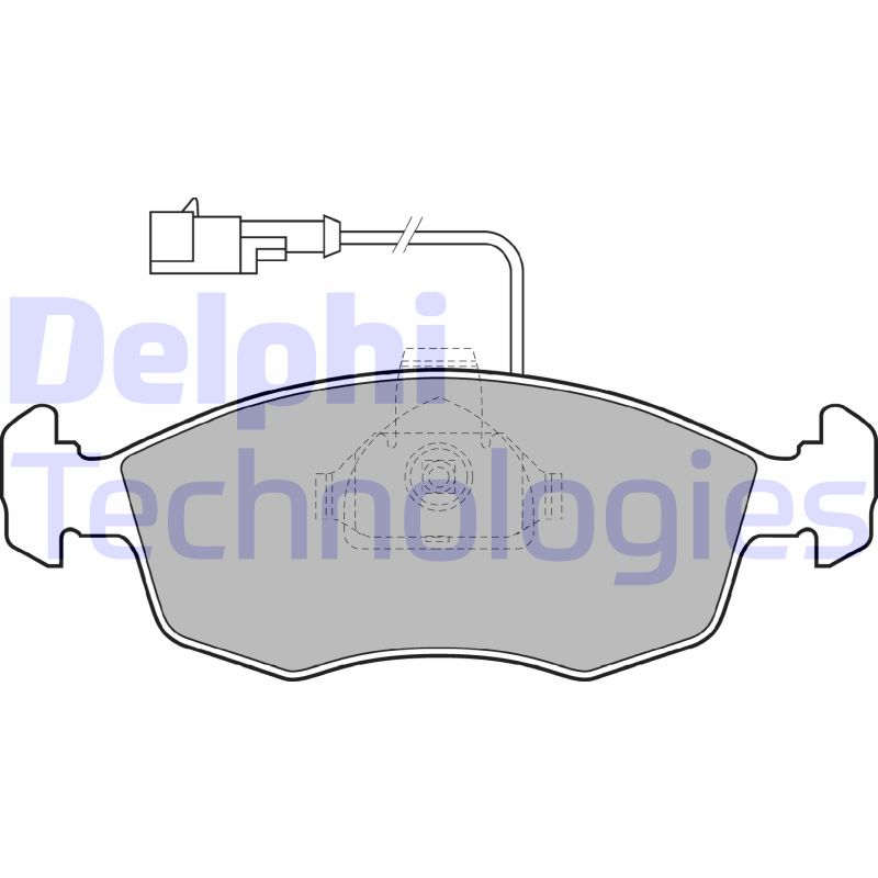 Remblokset Delphi Diesel LP1416