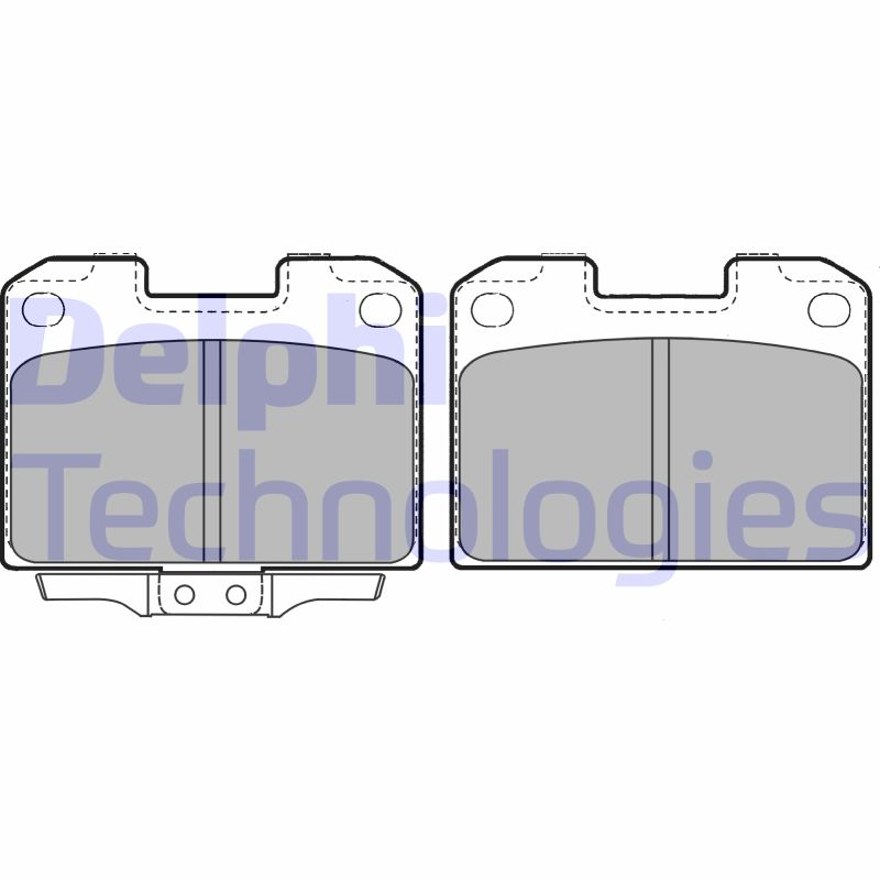 Remblokset Delphi Diesel LP1427
