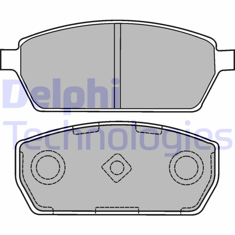 Remblokset Delphi Diesel LP1430