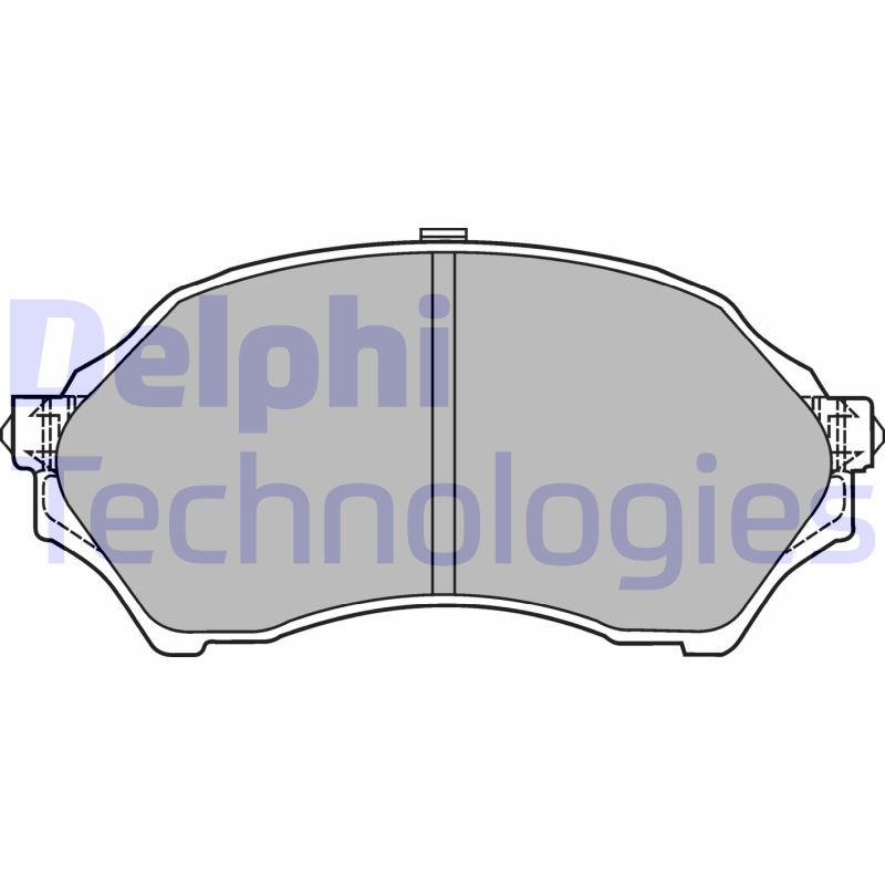 Remblokset Delphi Diesel LP1440