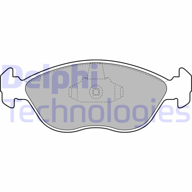 Remblokset Delphi Diesel LP1443