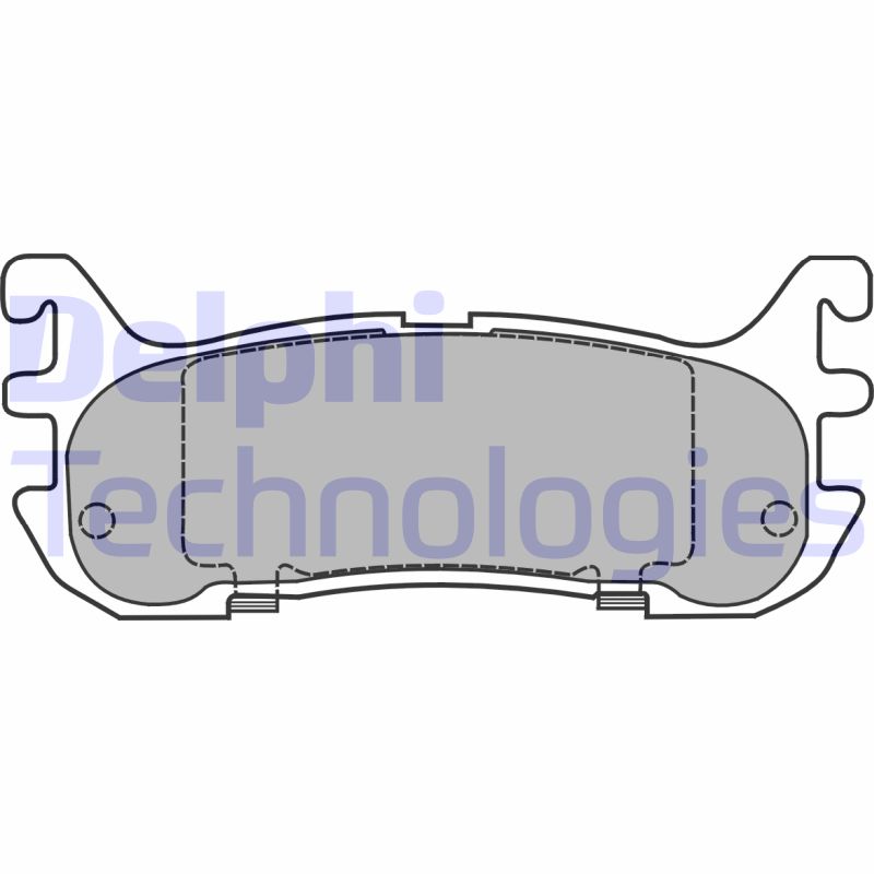 Remblokset Delphi Diesel LP1452