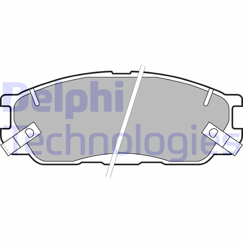 Remblokset Delphi Diesel LP1459
