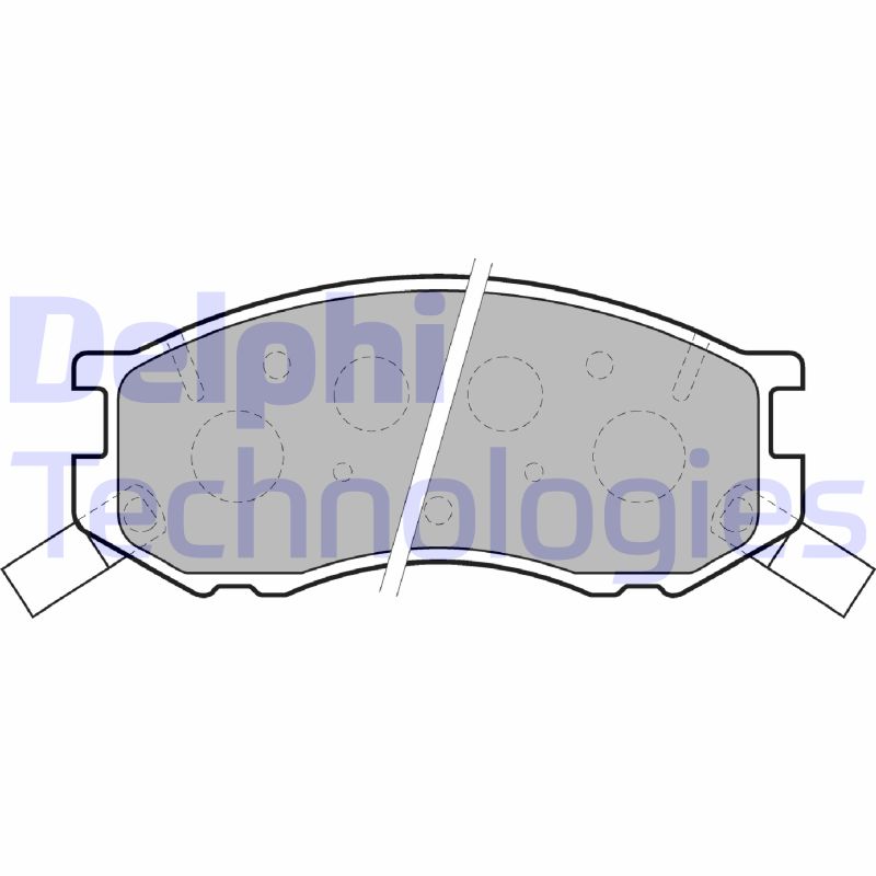 Remblokset Delphi Diesel LP1461