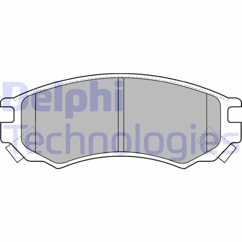 Remblokset Delphi Diesel LP1506