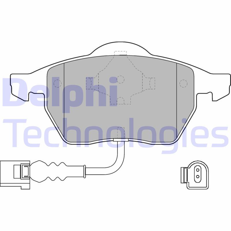 Remblokset Delphi Diesel LP1525