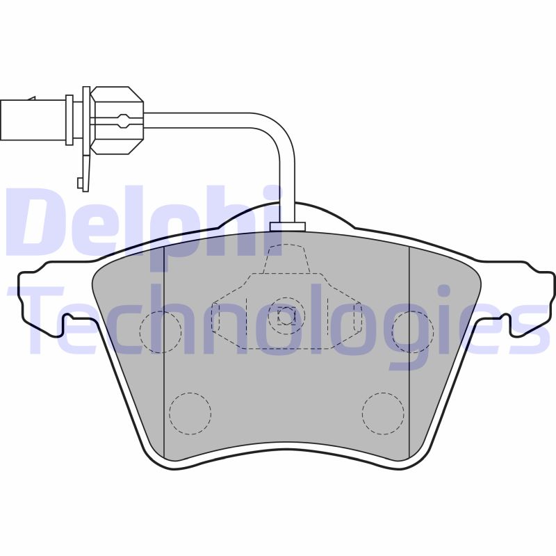 Remblokset Delphi Diesel LP1529