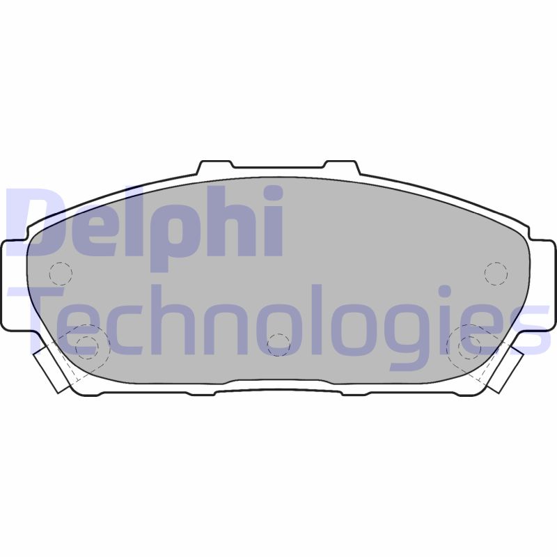 Remblokset Delphi Diesel LP1534
