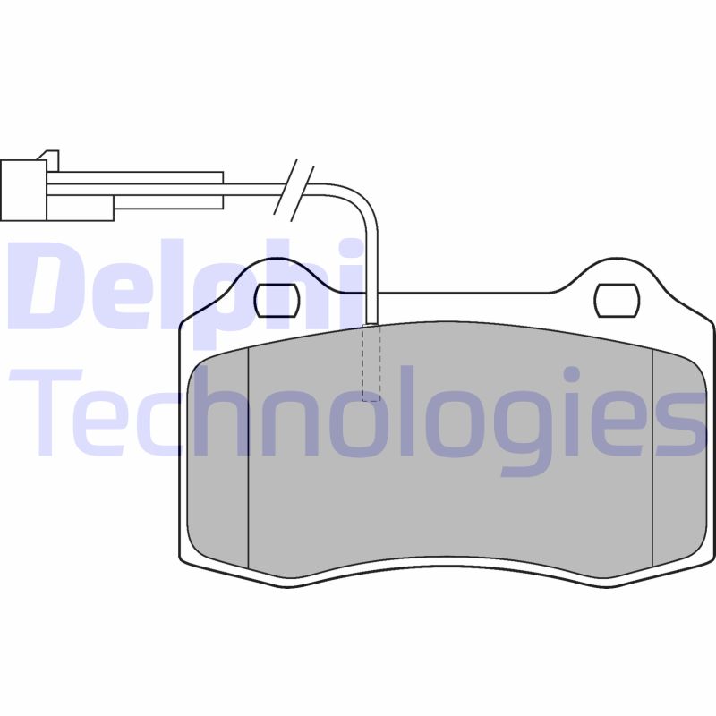 Remblokset Delphi Diesel LP1543