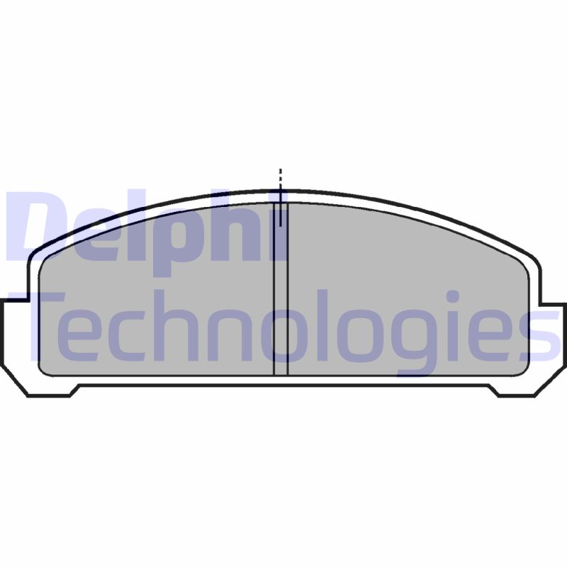 Remblokset Delphi Diesel LP155