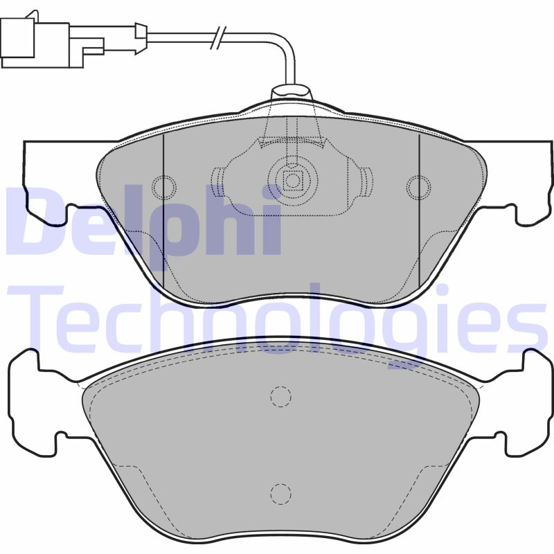 Remblokset Delphi Diesel LP1587