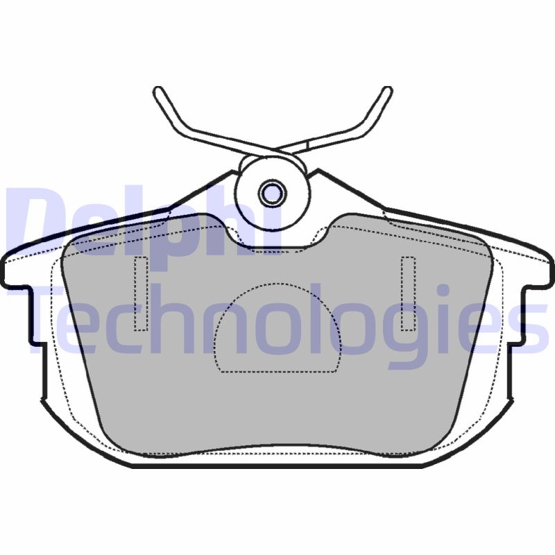 Remblokset Delphi Diesel LP1593