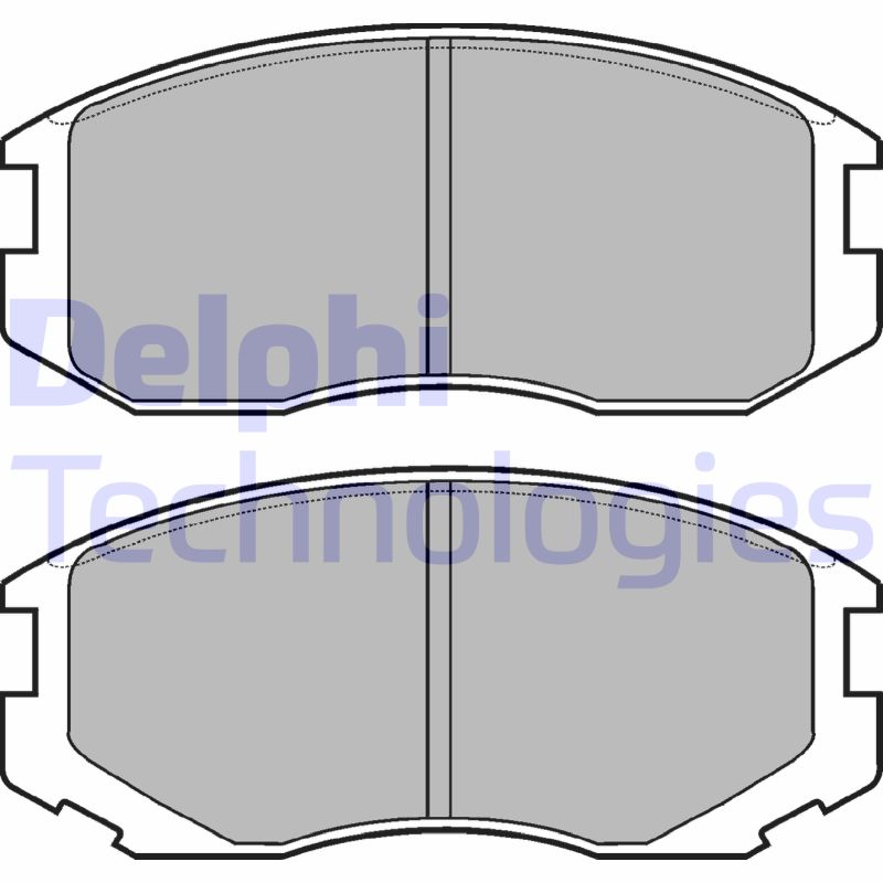 Remblokset Delphi Diesel LP1594