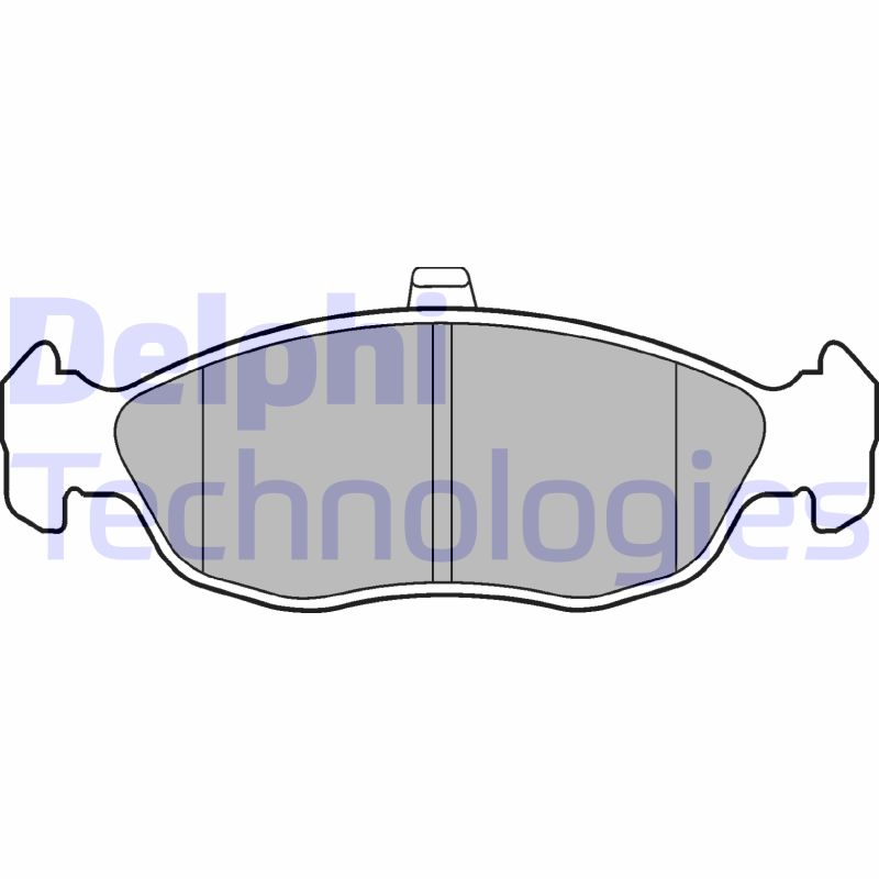 Remblokset Delphi Diesel LP1597