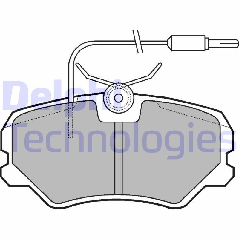 Remblokset Delphi Diesel LP1606