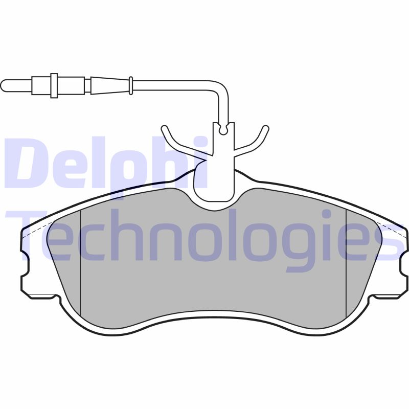 Remblokset Delphi Diesel LP1607