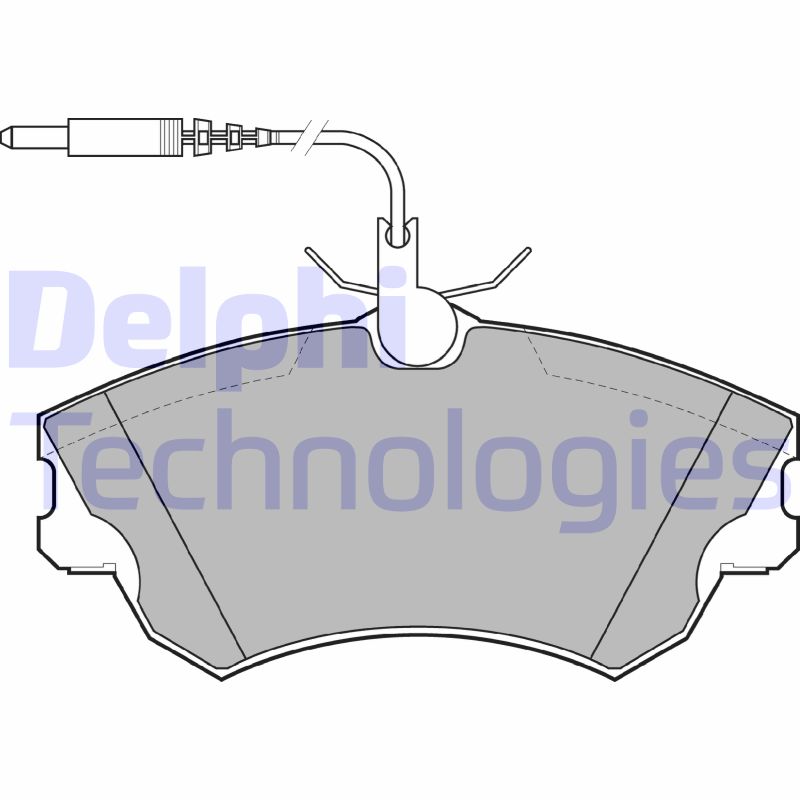 Remblokset Delphi Diesel LP1614