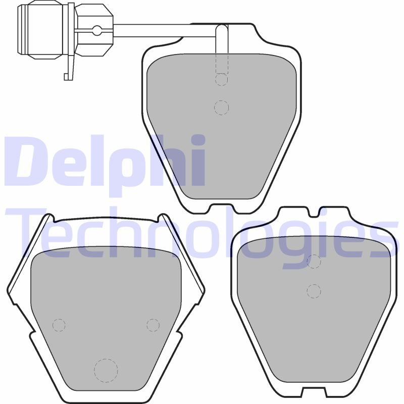 Remblokset Delphi Diesel LP1633