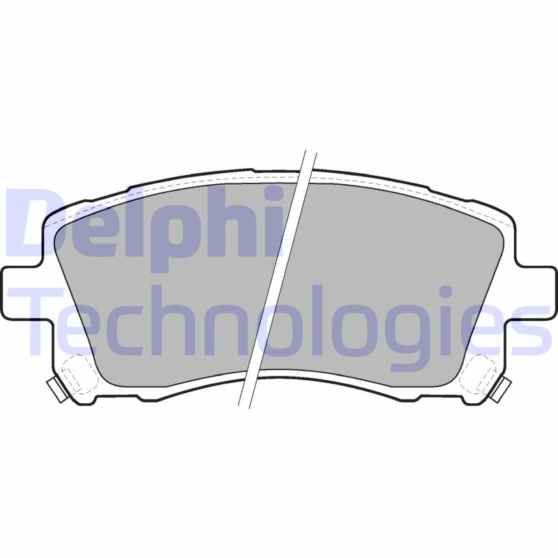 Remblokset Delphi Diesel LP1663