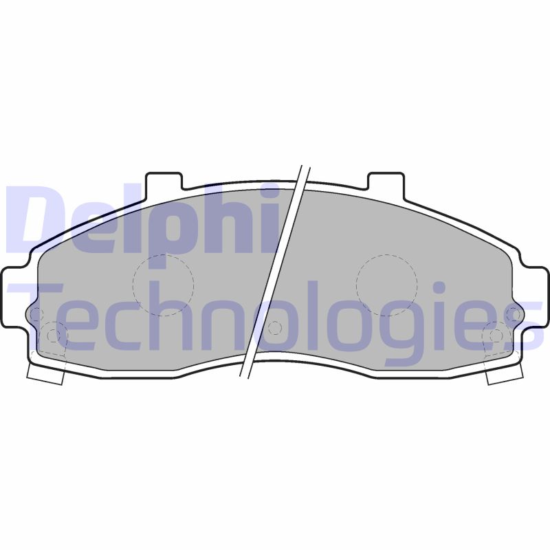 Remblokset Delphi Diesel LP1664