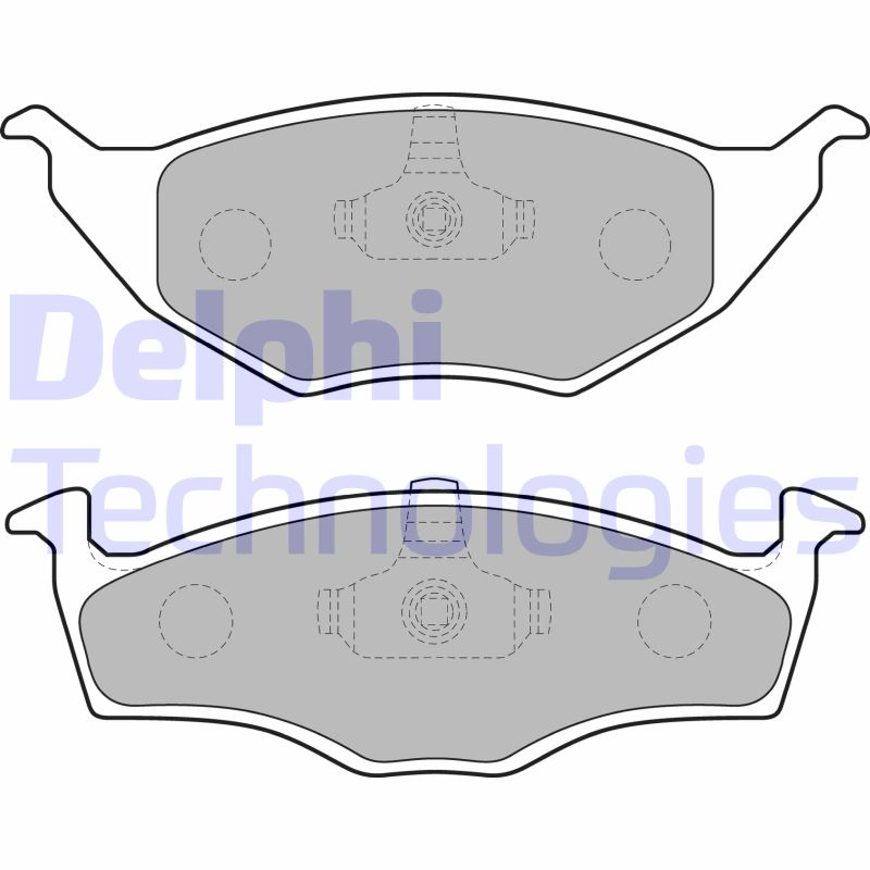 Remblokset Delphi Diesel LP1675